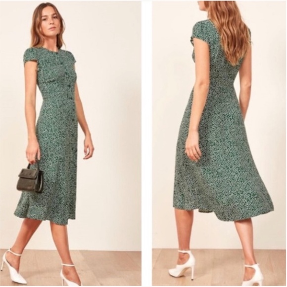 Reformation Dresses & Skirts - Reformation Fauna Midi Dress in Wyoming Sz 4